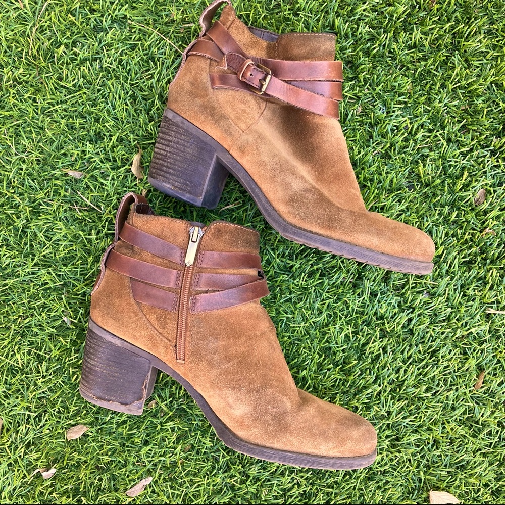 Sam Edelman suede short boots booties 9.5